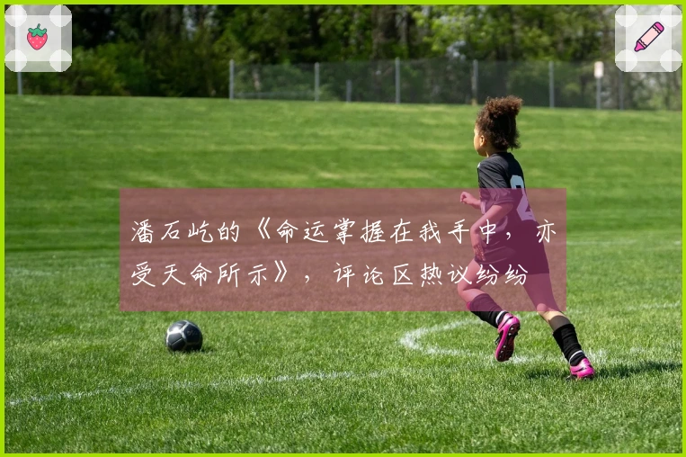 潘石屹的《命运掌握在我手中，亦受天命所示》，评论区热议纷纷